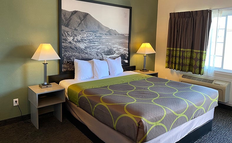 One King Bed at Monterey, California Hotel