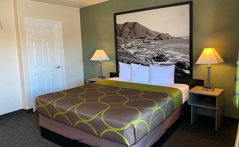 One King Bed at Monterey, California Hotel